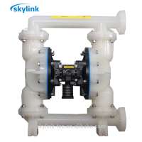 PP/PVDF chemical water transfer pneumatic air double diaphragm pump