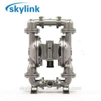 high quality metallic rubber double air diaphragm pump